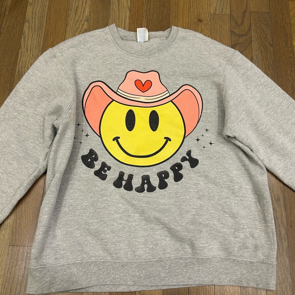 BE HAPPY SWEATSHIRT